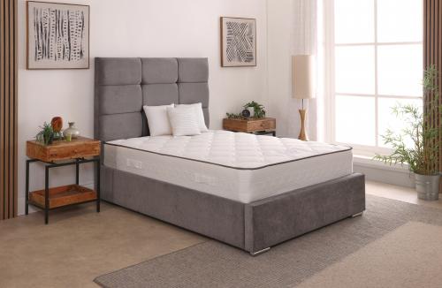 Freya 54inch 6ft Super King Size Upholstered Bed Frame with Ottoman Option
